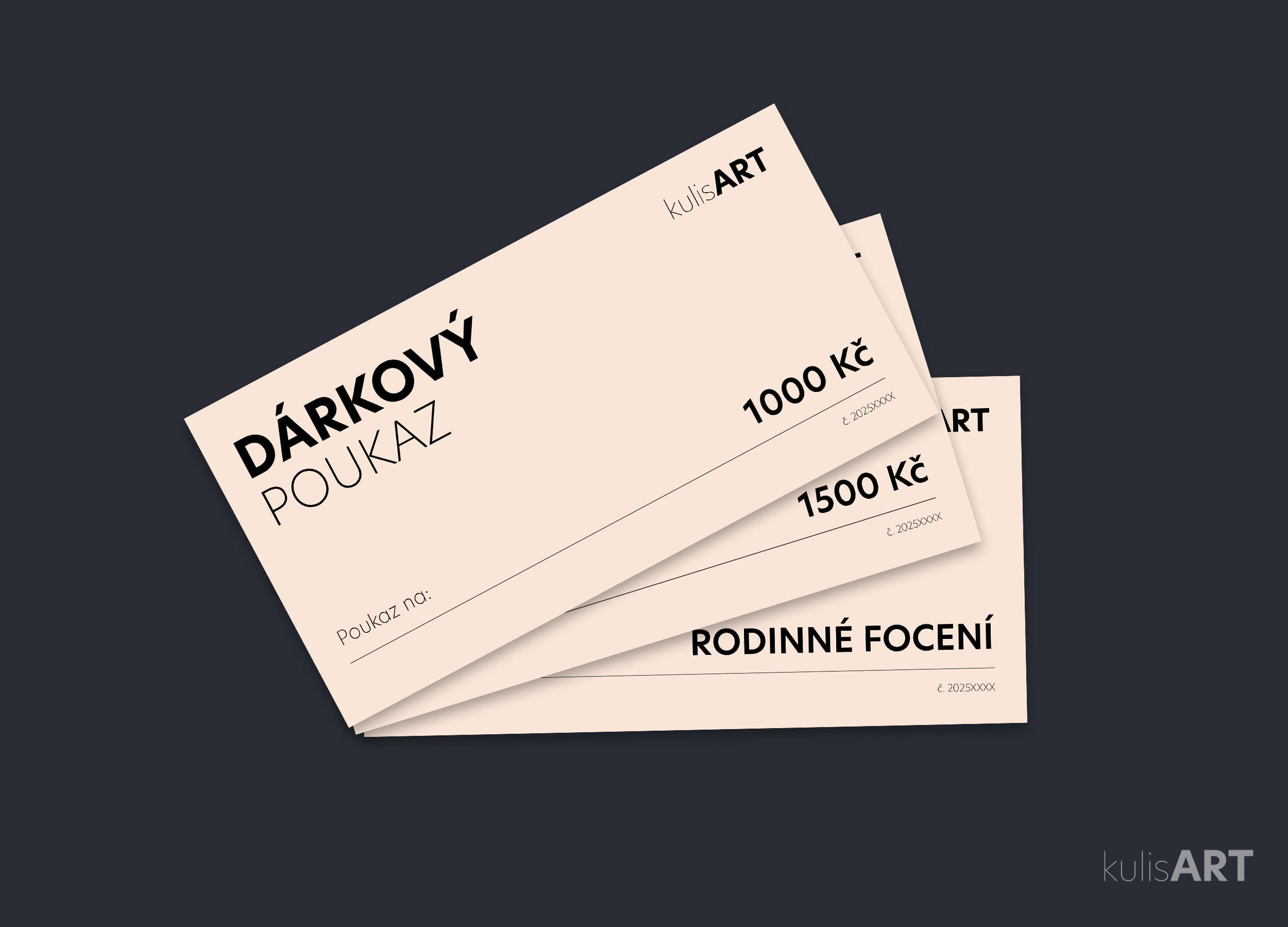 Dárkový poukaz na focení