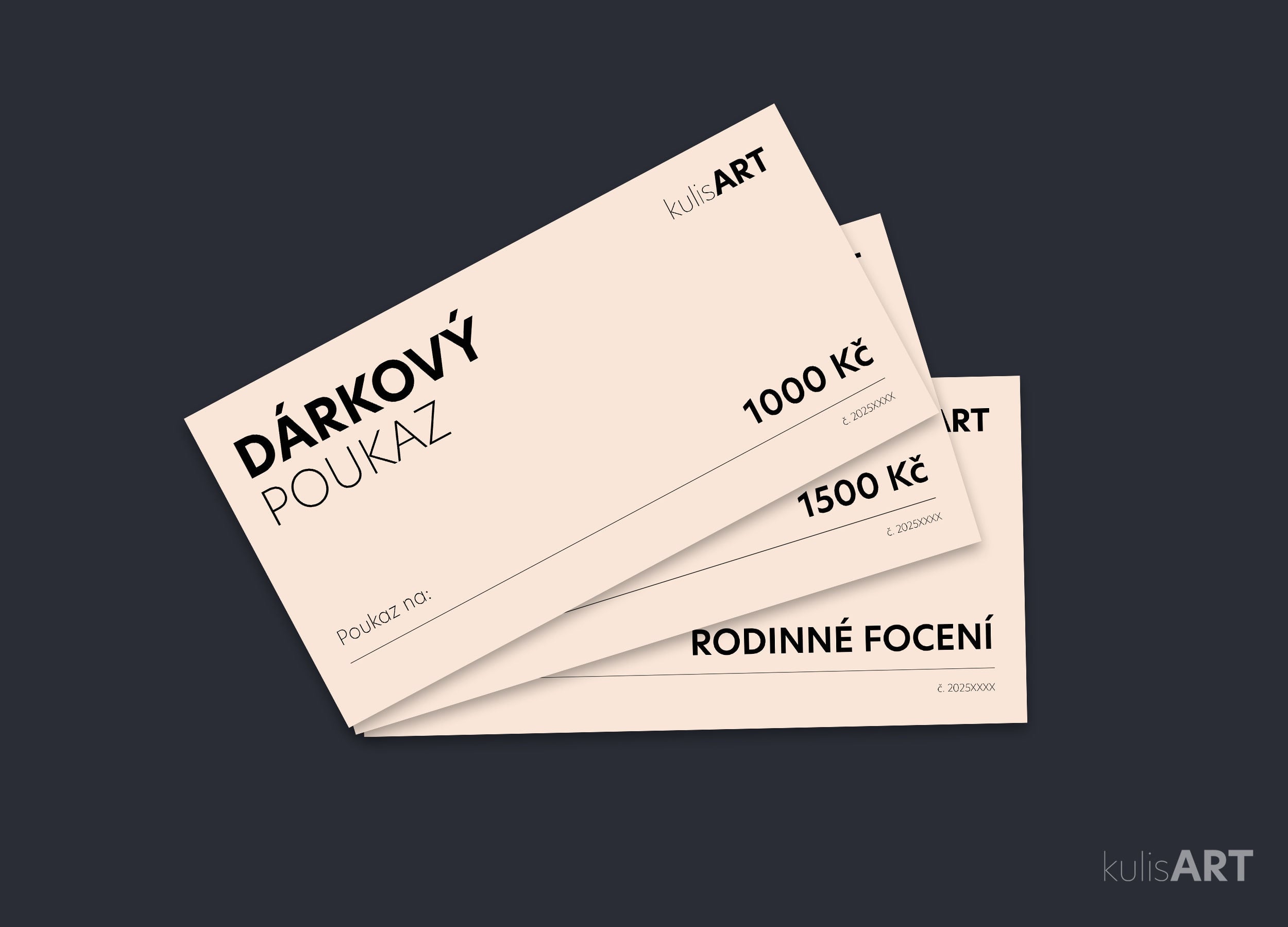 Dárkový poukaz na focení