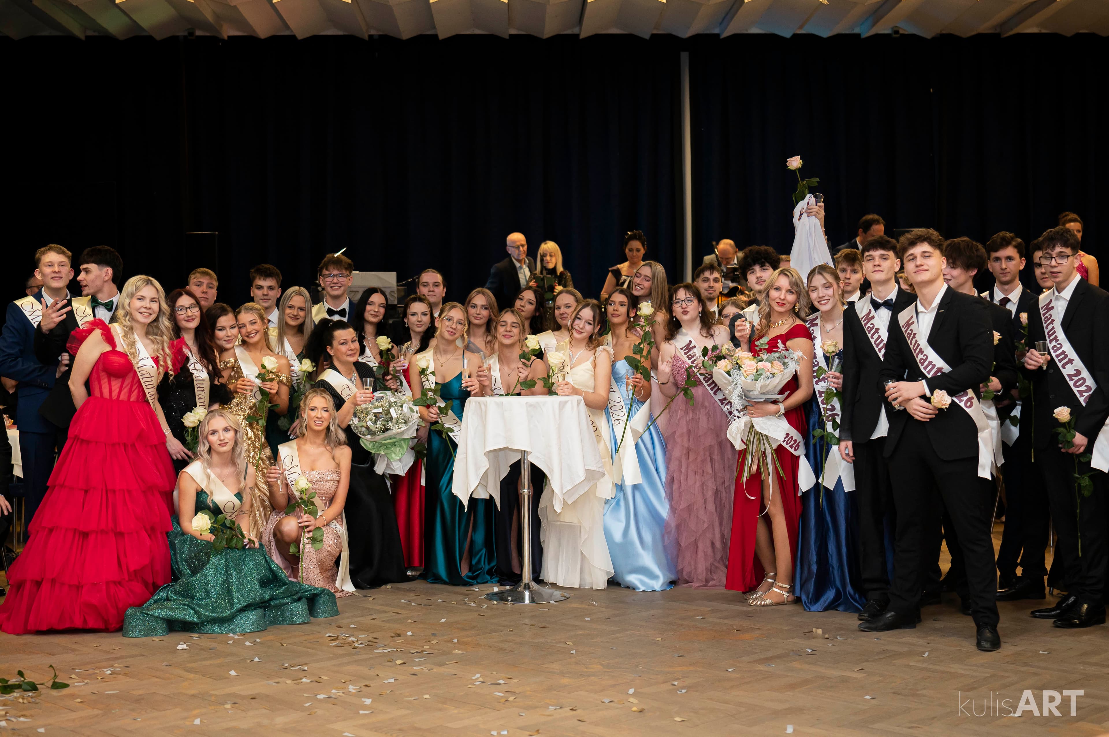 Focení maturitního plesu